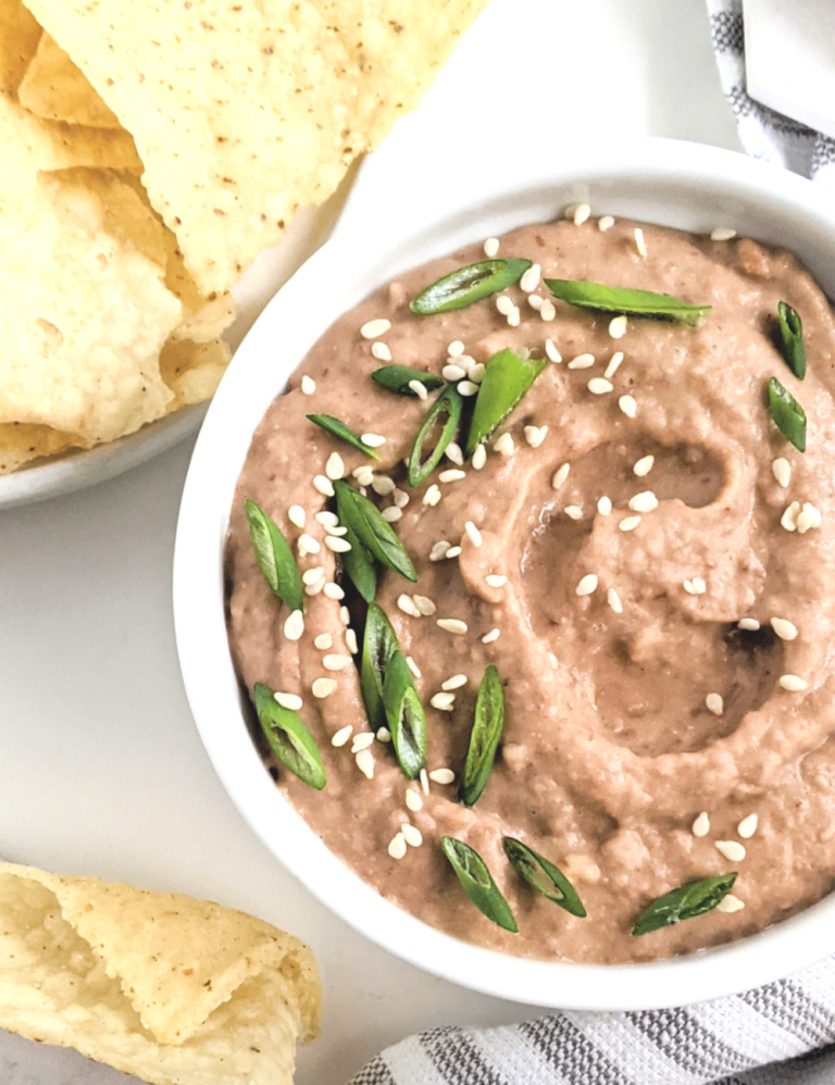 Refried Bean Hummus Recipe The Herbeevore