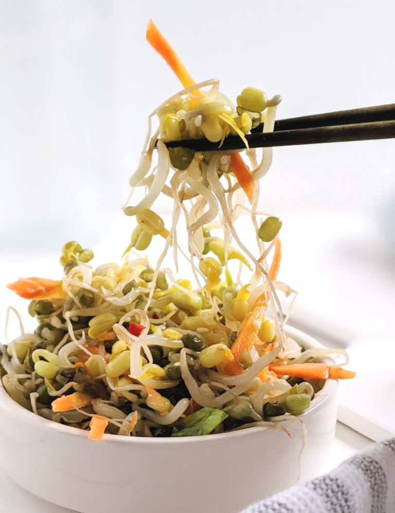 Korean-Inspired Bean Sprouts Salad Recipe