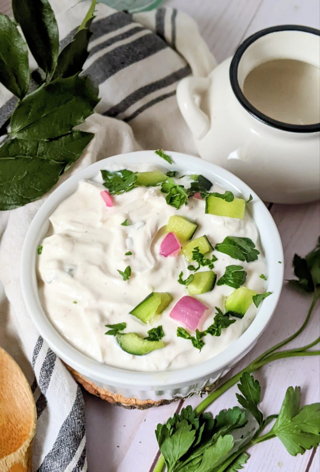 Gluten Free Tzatziki Sauce Recipe (High Protein Dip) The Herbeevore