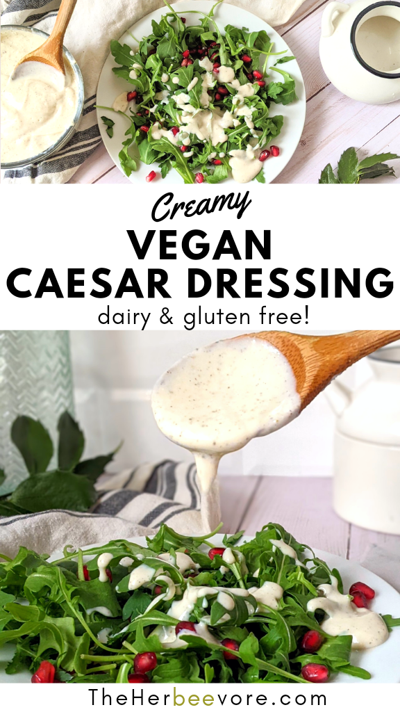 Vegan Caesar Dressing Recipe (Dairy & Gluten Free)