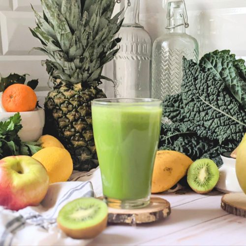 Pineapple Spinach Smoothie Recipe (Vegan, Gluten Free)