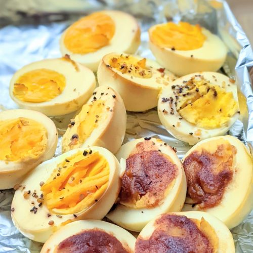 electric smoker hard boiled eggs recipe how to smoke eggs in a smoker with meat bbq sauce eggs teriyaki eggs or montreal steak spice eggs