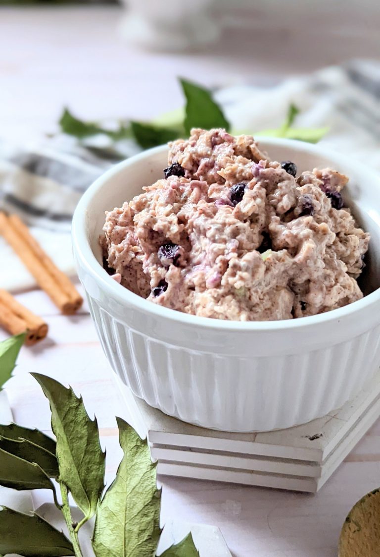 Blueberry Overnight Oats with Yogurt Recipe (High Protein)