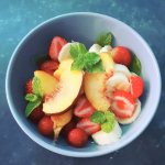 mint and peach salad recipe with mint leaves in fruit salad with orange juice and lemon juice berry mint salad recipes with peaches