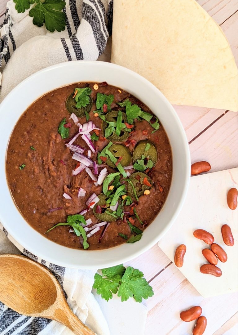 Refried Kidney Beans Recipe (Vegetarian, Canned & Dried Beans) The Herbeevore