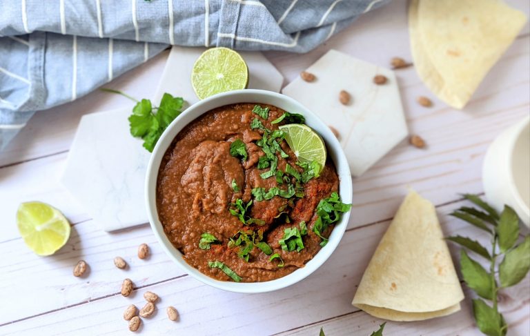 Refried Kidney Beans Recipe (Vegetarian, Canned & Dried Beans)