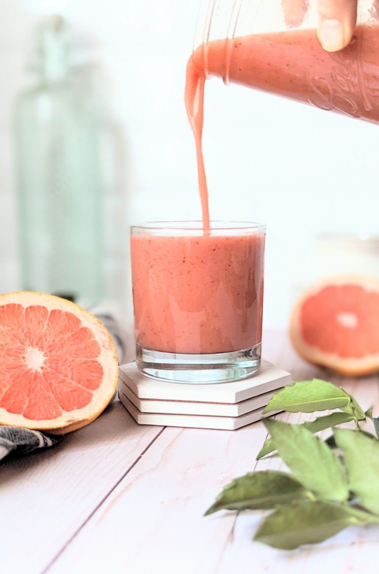 Grapefruit Smoothie without Yogurt Recipe (Dairy Free/Vegan)