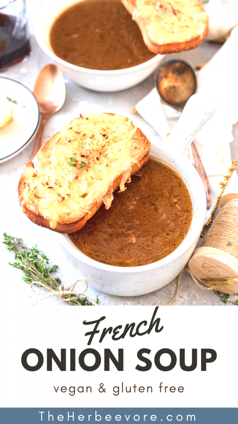 Vegan French Onion Soup Recipe - The Herbeevore