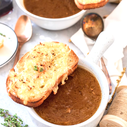 vegan french onion soup recipe gluten free healthy plant based onion soup no cheese recipes