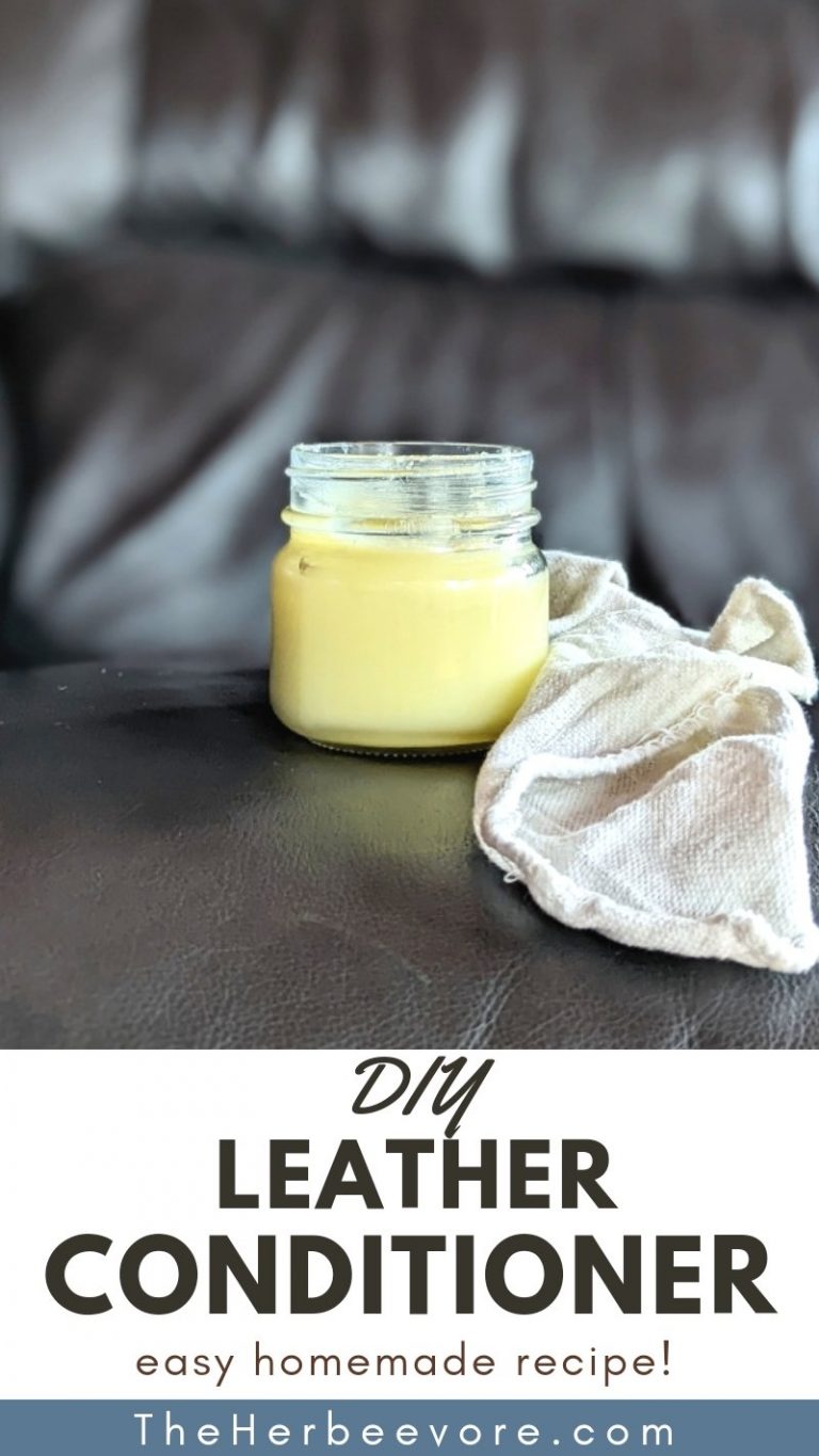 DIY Leather Conditioner Recipe With Beeswax - The Herbeevore