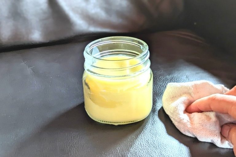DIY Leather Conditioner Recipe with Beeswax