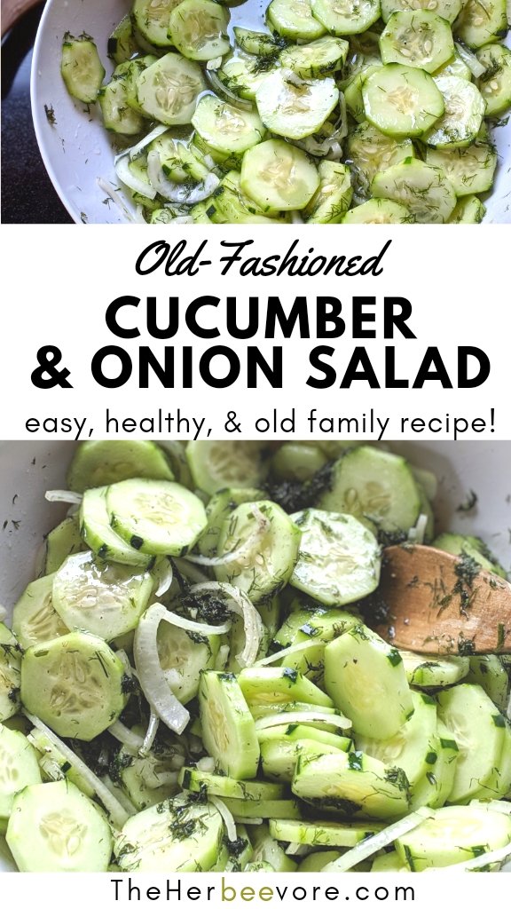 Old Fashioned Cucumbers and Onions in Vinegar (Family Recipe!)