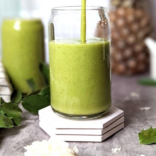 island smoothie recipe dairy free healthy tropical green smoothies for breakfast or after a workout.
