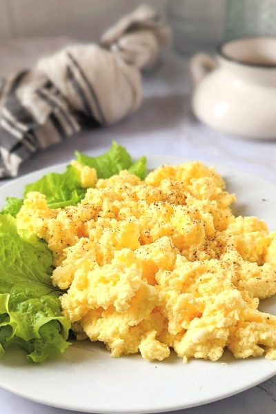 Scrambled Eggs with Yogurt Recipe (High Protein) - The Herbeevore