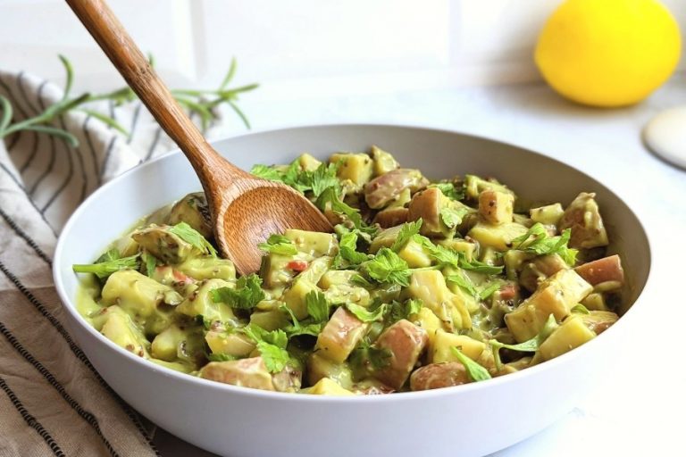 Potato Salad with Avocado Dressing Recipe