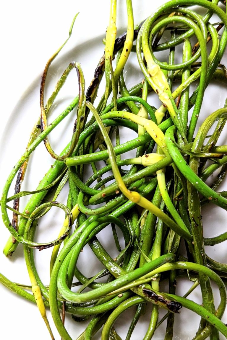 Grilled Garlic Scapes Recipe