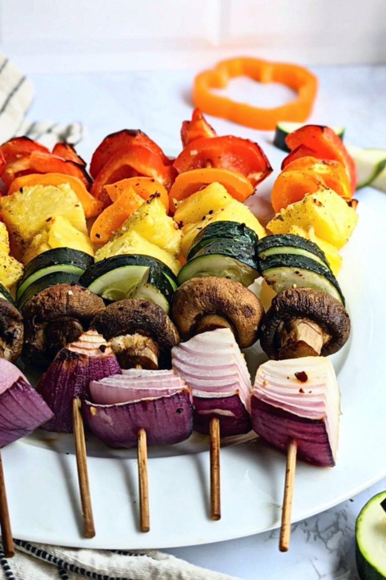 Veggie Kabobs in the Oven Recipe The Herbeevore