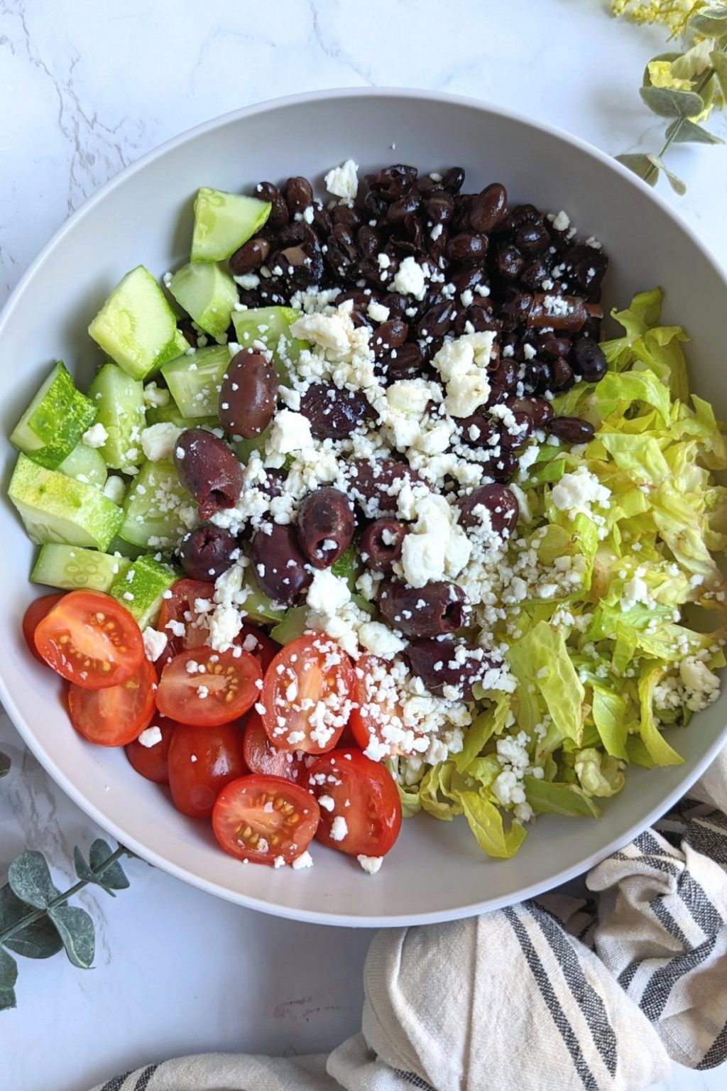 Mediterranean Black Bean Salad Recipe The Herbeevore