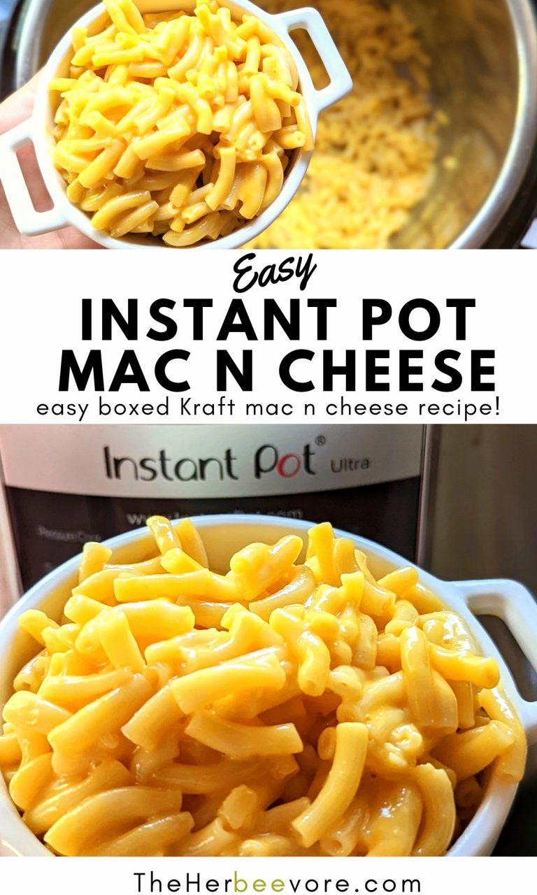 Instant Pot Kraft Mac and Cheese Recipe - The Herbeevore