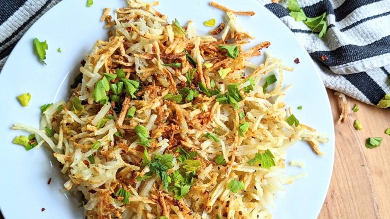 Frozen Shredded Hash Browns in the Air Fryer Recipe