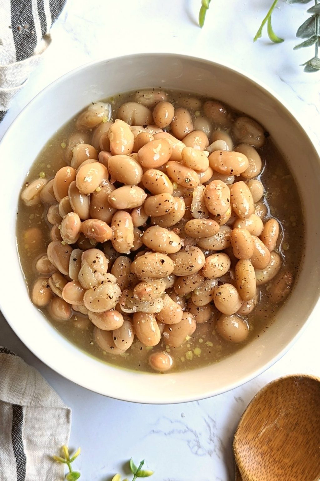 Instant Pot Navy Beans Recipe (No Soak) The Herbeevore