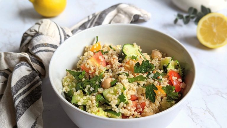 Lemon Quinoa Salad Recipe (Vegan, Gluten Free Side Dishes)