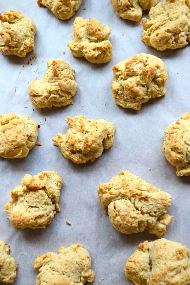 Baking Powder Drop Biscuits (No Butter or Milk) Recipe The Herbeevore