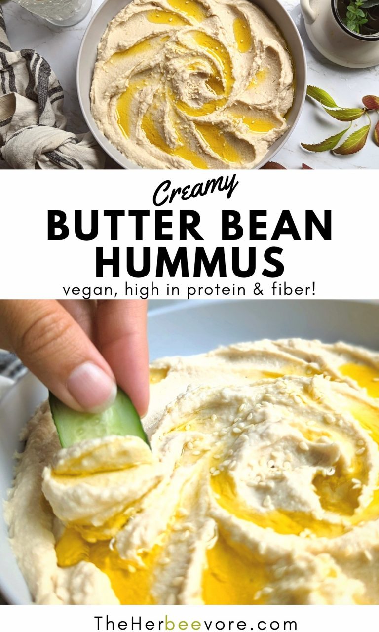 Butter Bean Hummus Recipe The Herbeevore
