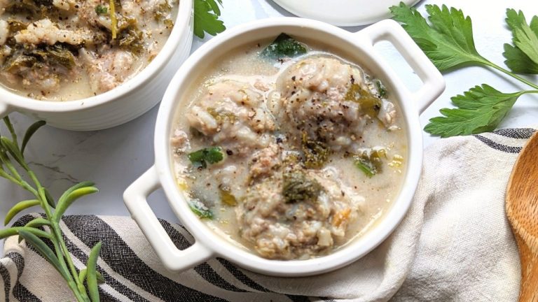Greek Meatball Soup Recipe (Youvarlakia)