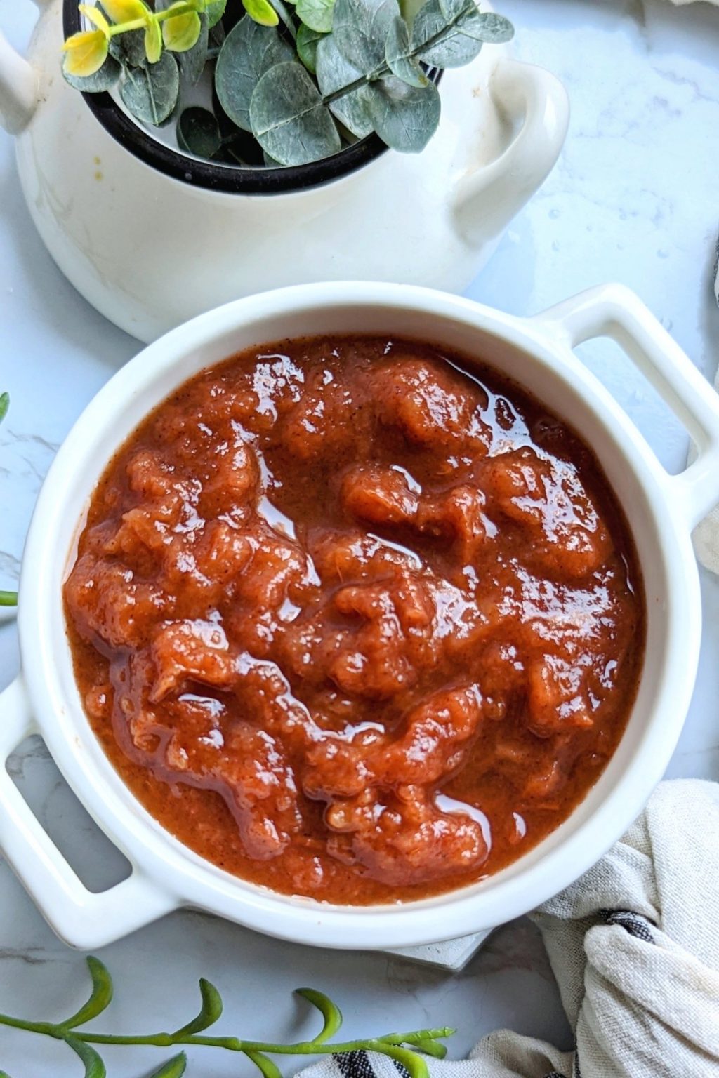 Slow Cooker Applesauce with Skin & Peels On Recipe The Herbeevore