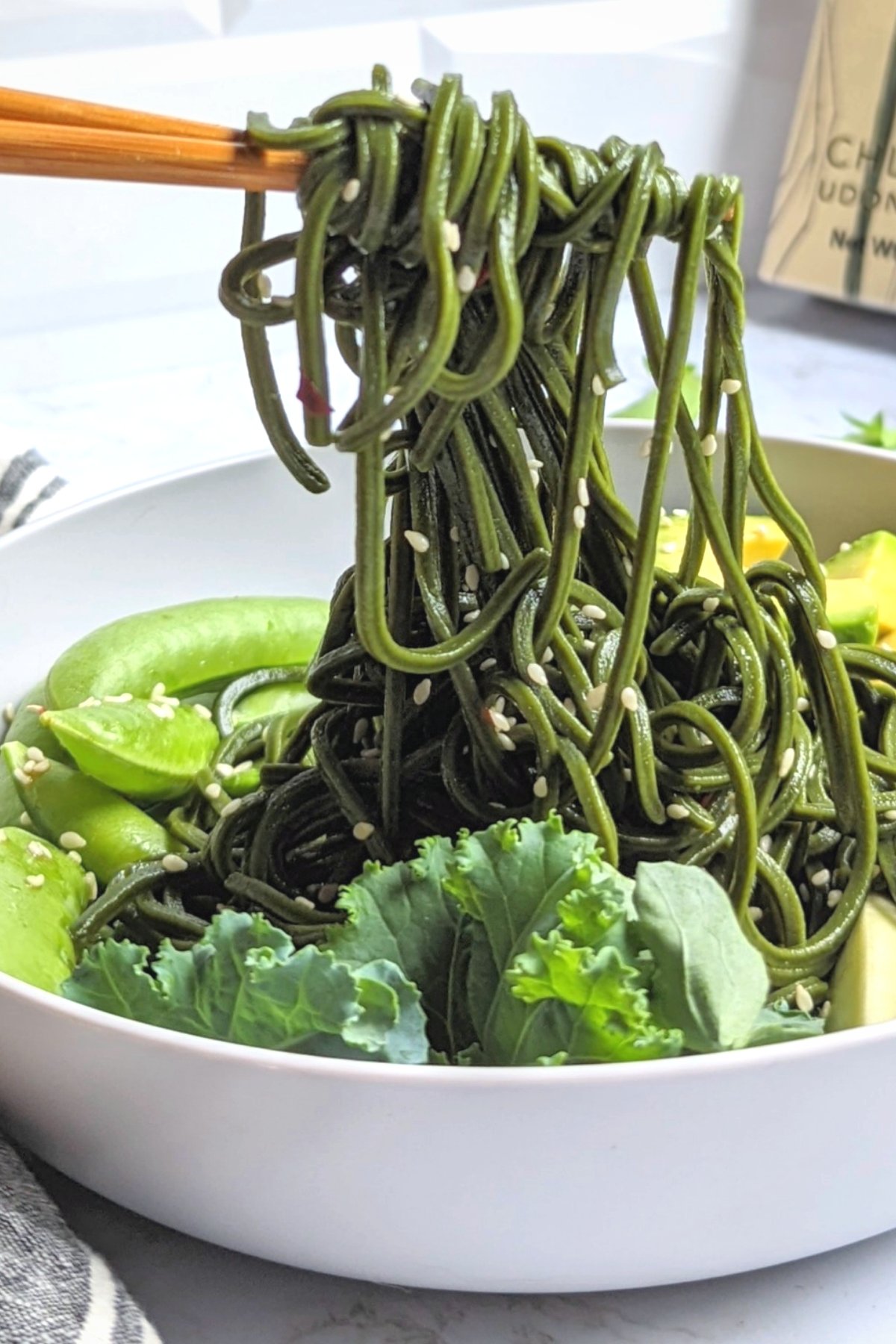 green goddess noodles salad recipes with udon noodles and edamame avocado and cucumber salad with lime sesame dressing