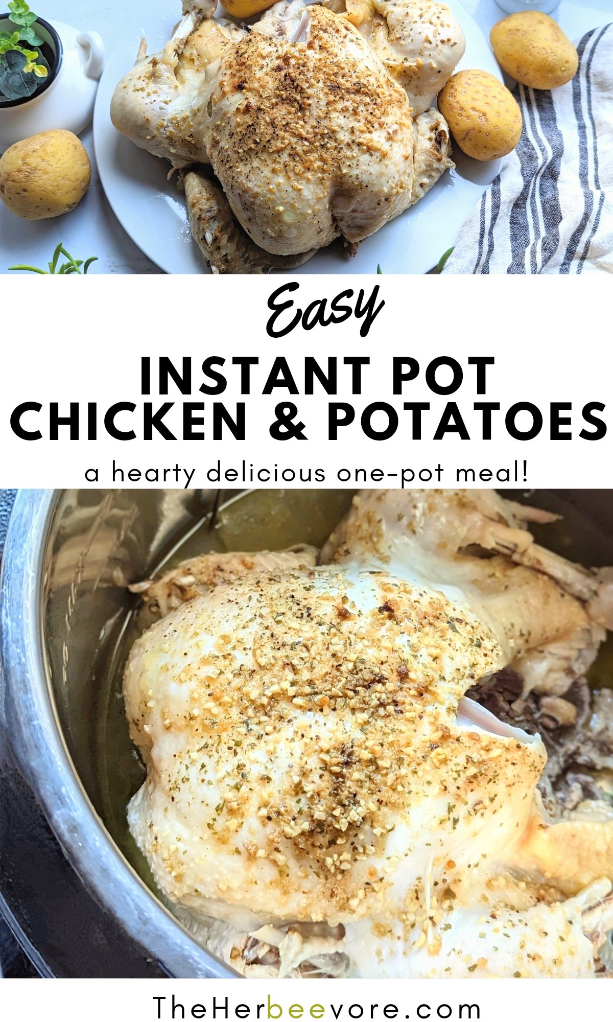 instant pot whole chicken and potatoes recipe ont pot pressure cooker chicken dinners