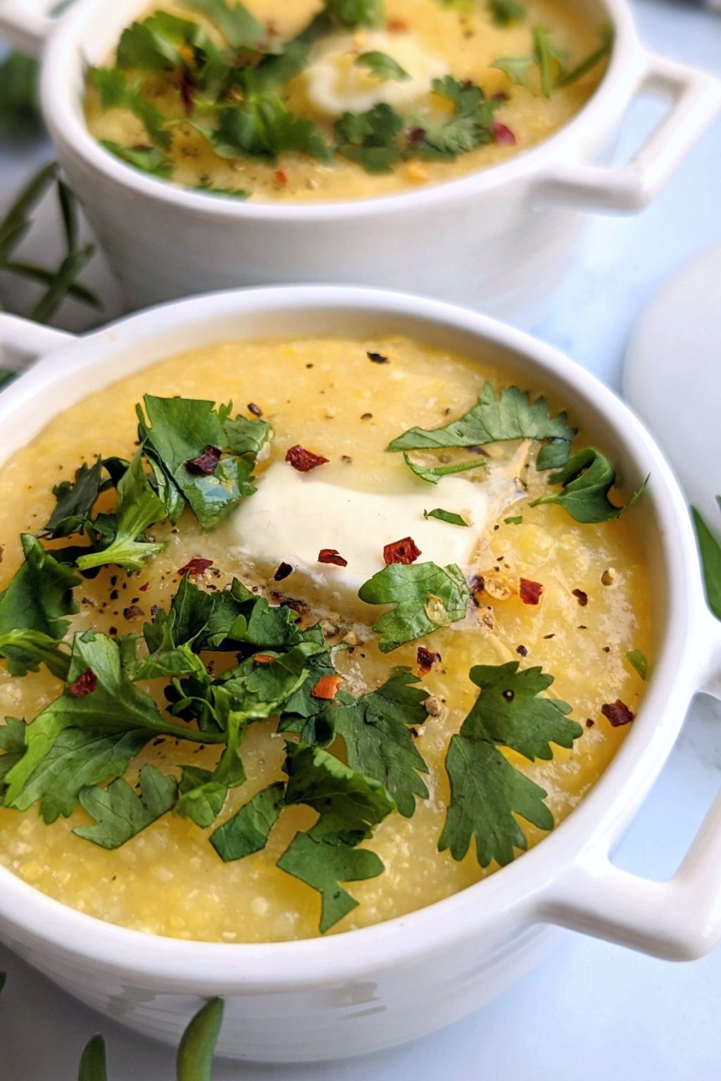 Creamy Vegan Grits Recipe The Herbeevore