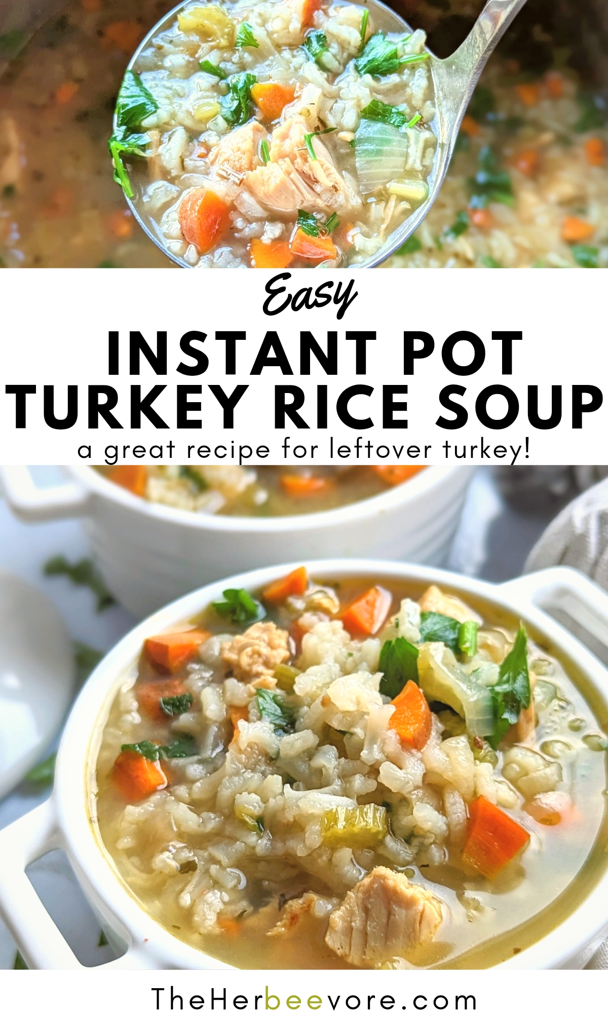 instant pot turkey rice soup gluten free recipes with thanksgiving leftovers no dairy no gluten