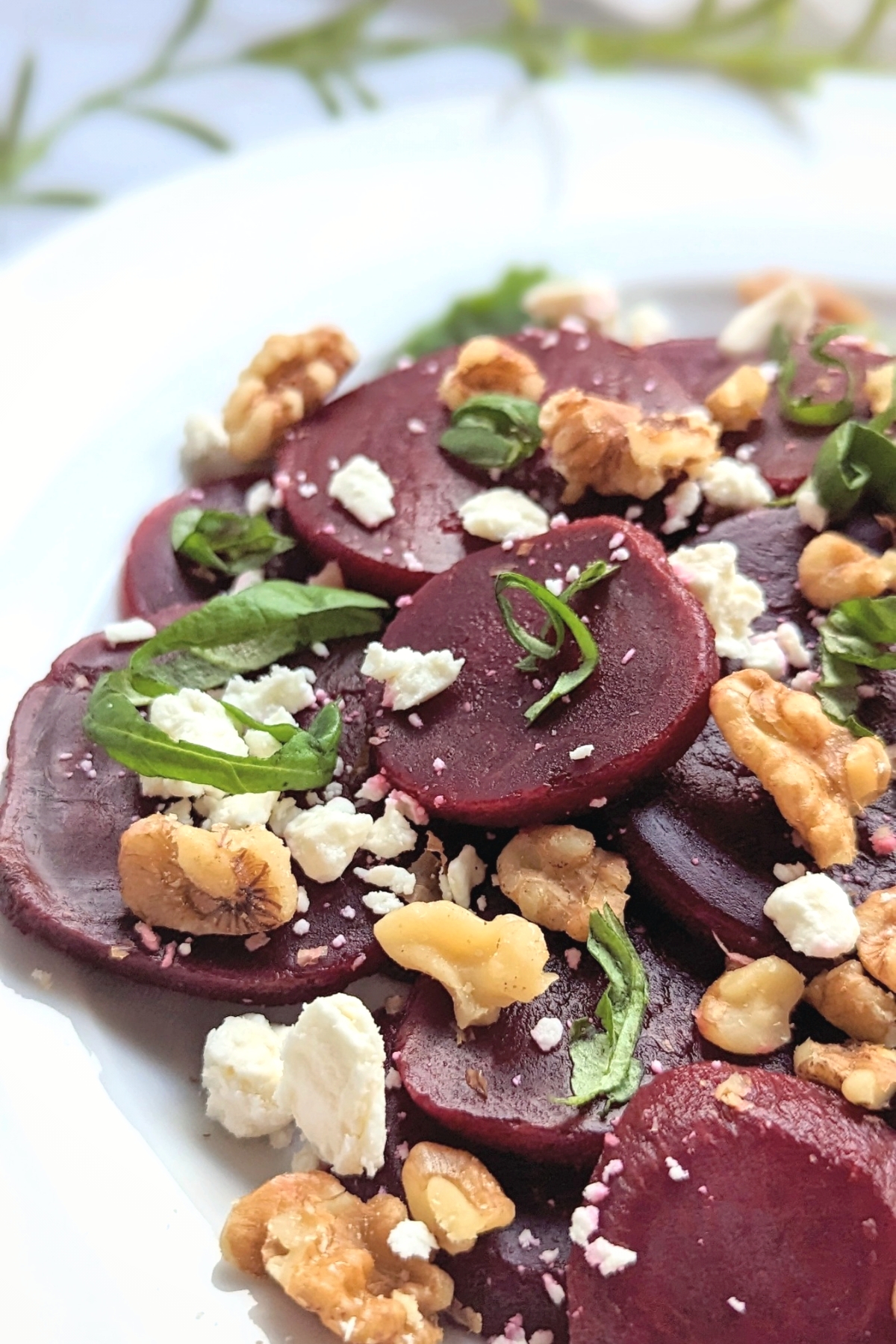 feta beet salad recipe with walnuts healthy beet salads no cook salads without lettuce spinach or kale recipes no lettuce salads fancy salad ideas for christmas