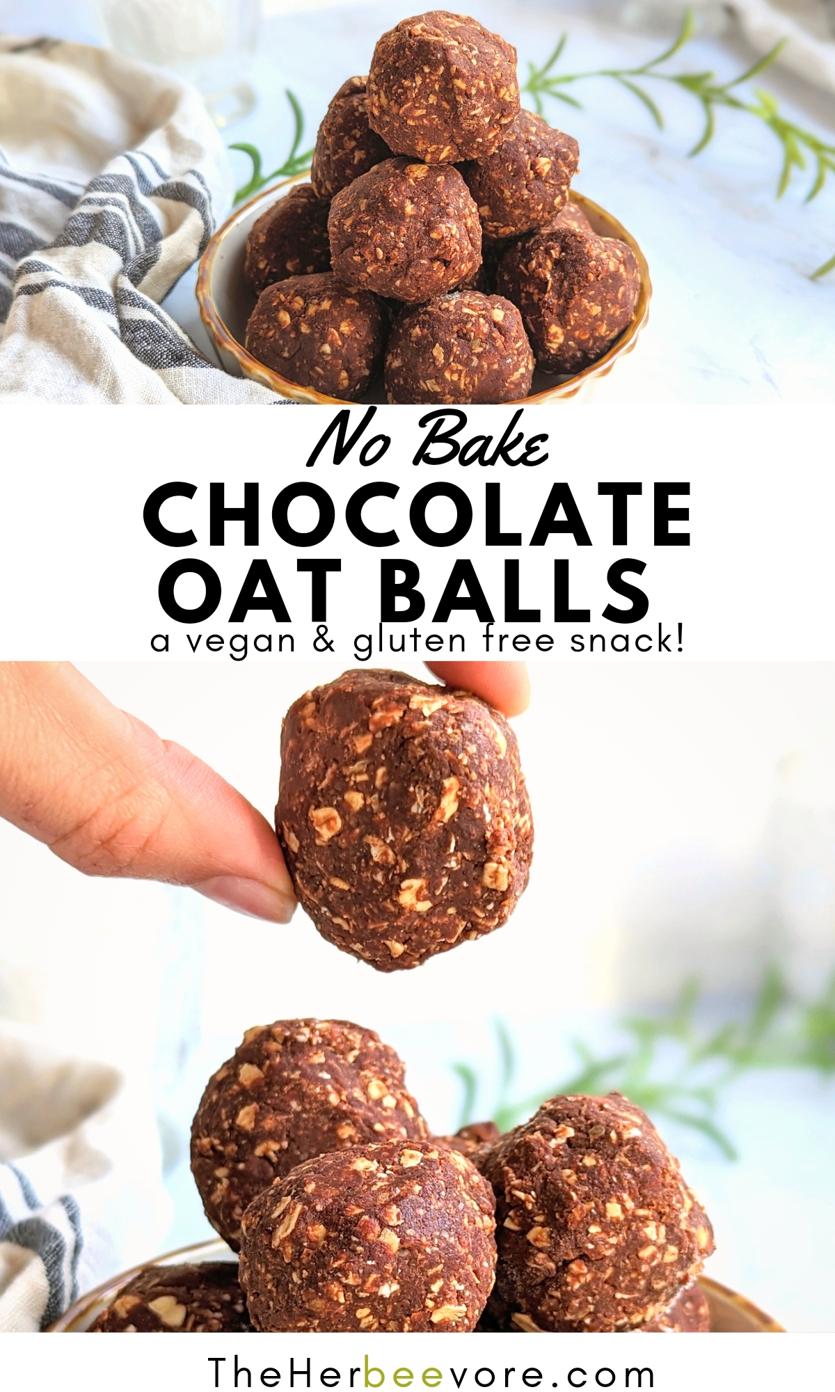chocolate oat balls recipe no bake brownie bites healthy desserts with oats