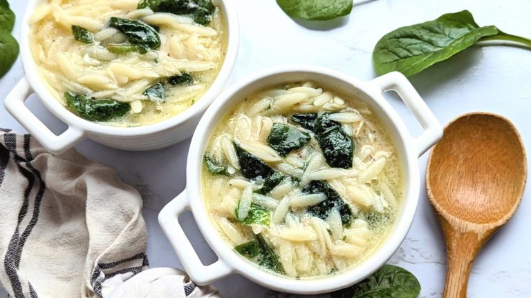 Spinach Orzo Soup Recipe