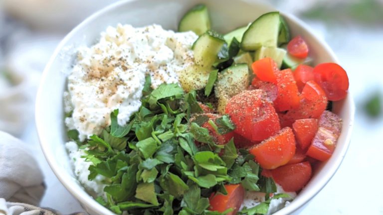 Savory Cottage Cheese Salad with Vegetables Recipe