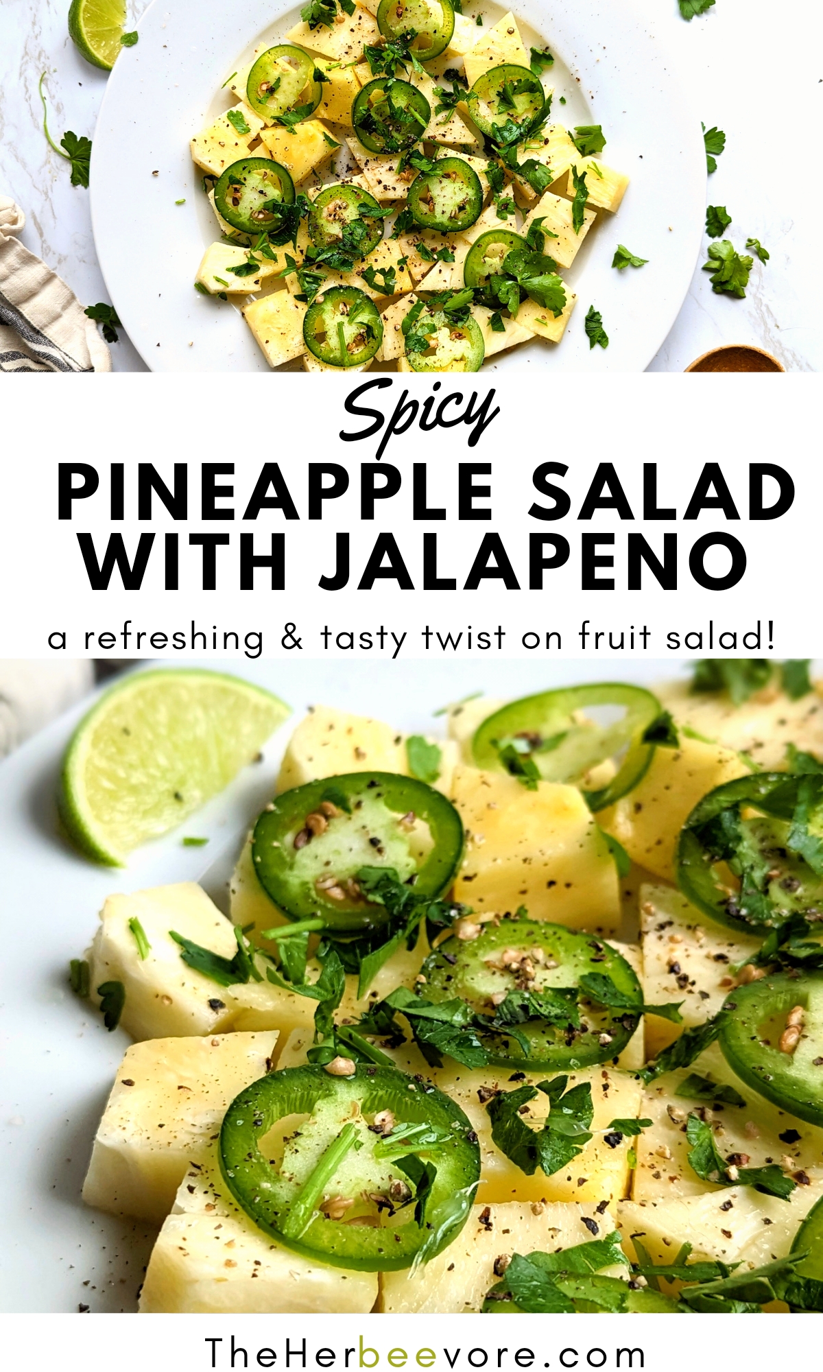 spicy pineapple salad with jalapeno and lime juice spicy fruit salad recipes with peppers healthy pineapple salad not sweet