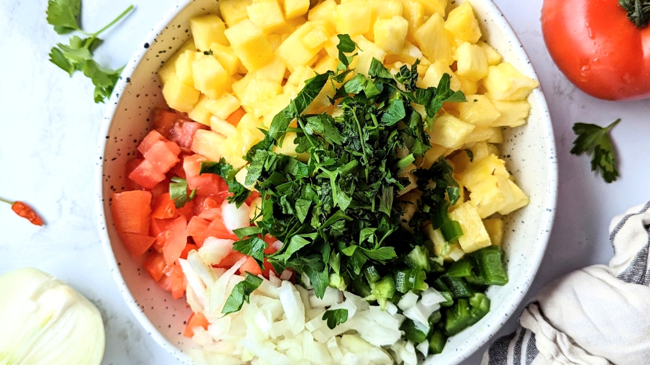pico de gallo with pineapple salsa recipe fruit salsa spicy chip dip with pineapple jalapeno salsa