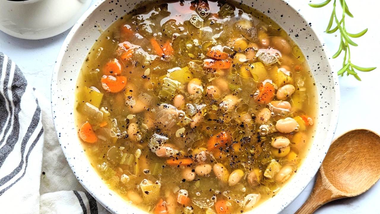 instant pot bean soup vegetarian no ham navy bean soup pressure cooker recipes healthy vegan white bean soup recipe no meat
