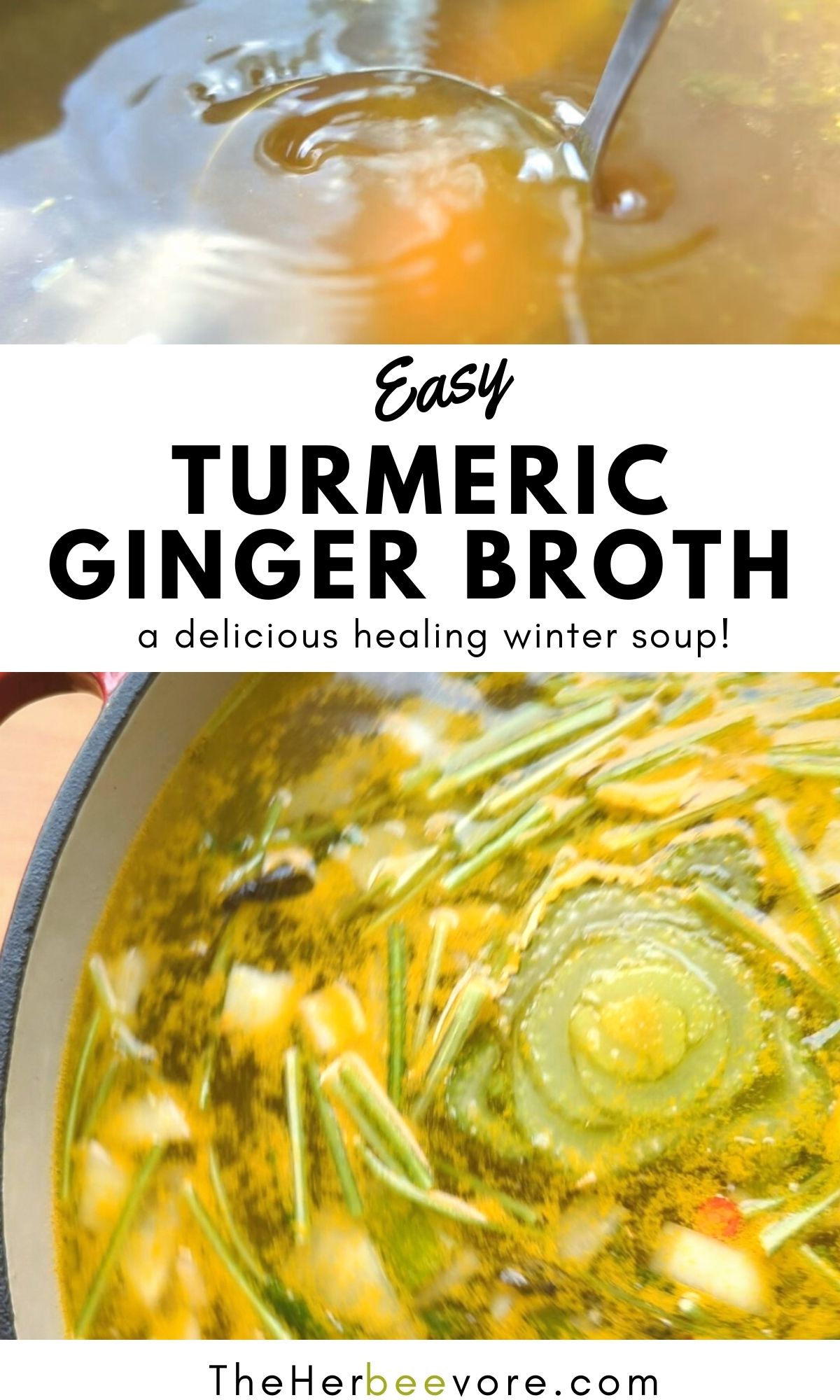 turmeric ginger broth recipe healing soup recipes with garlic and spices get well soon soup