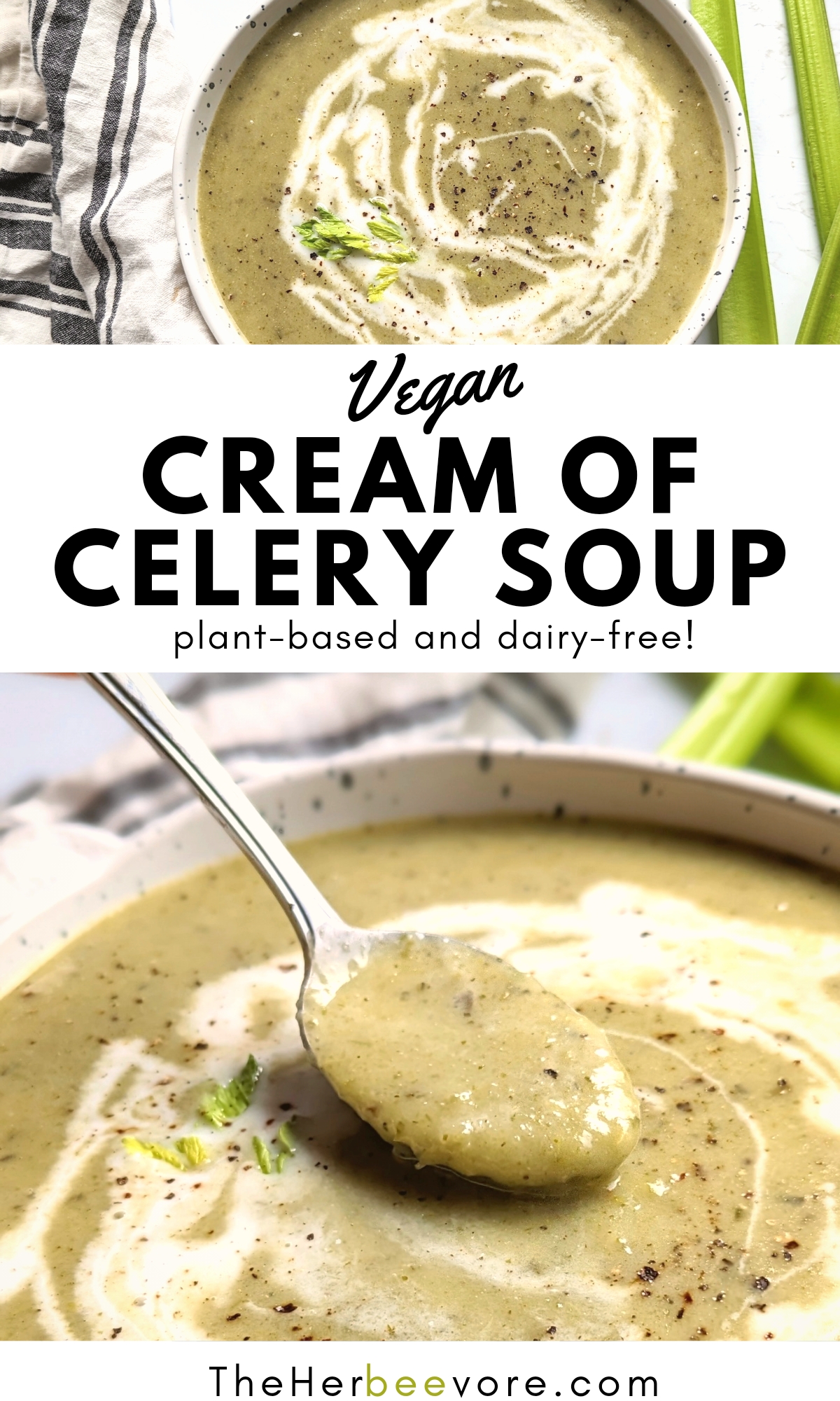 vegan cream of celery soup recipe plant based dairy free soup recipes healthy celery soup with coconut milk