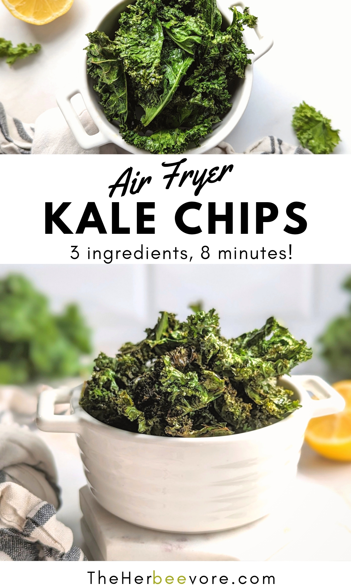 air fryer kale chips recipe easy kale chips in air fryer recipes healthy snacks with kale chips easy vegan vegetarian