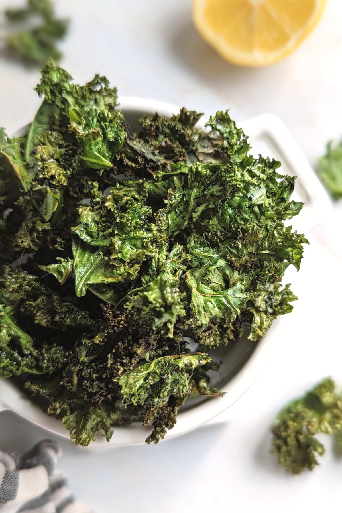 air fry kale chips recipe healthy snacks with kale easy air fryer snack recipes with vegetables spices and oil kale recipes for kids.