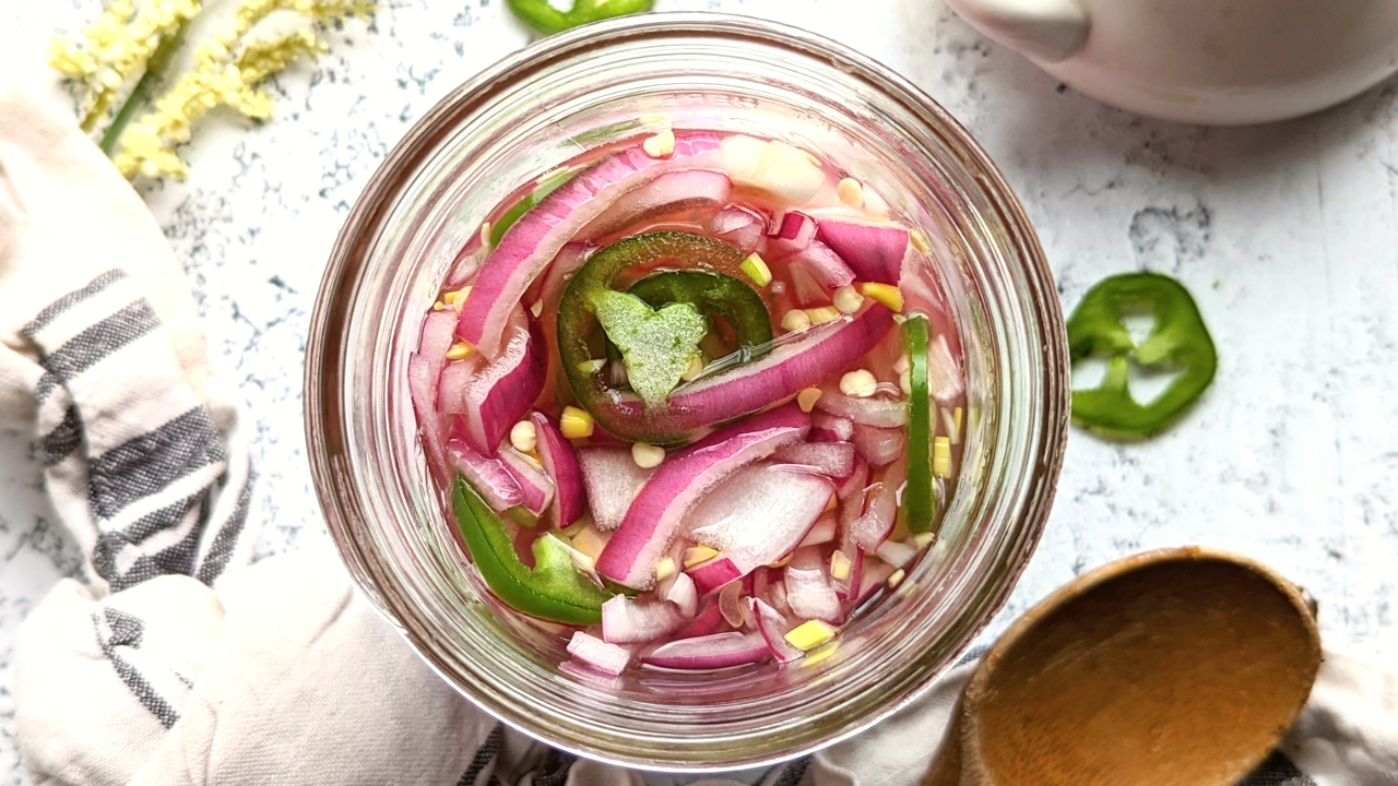 spicy onion pickle recipe pickled red onions recipe vegatables