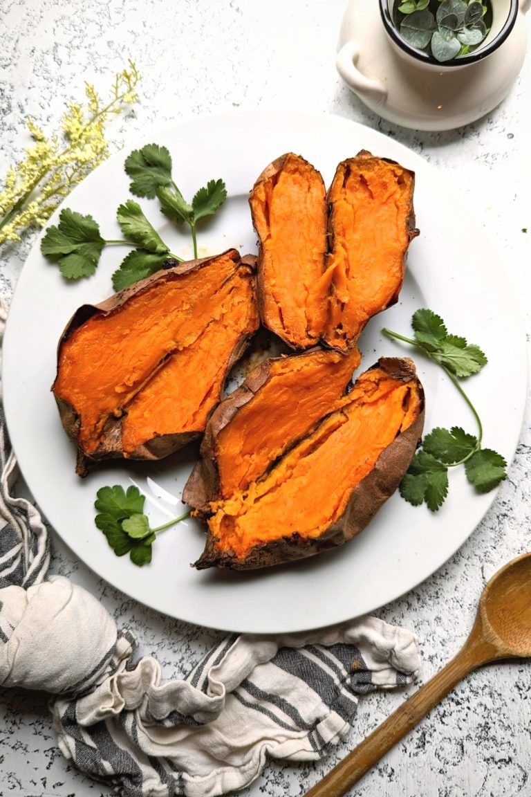 Air Fryer Whole Sweet Potatoes Recipe The Herbeevore