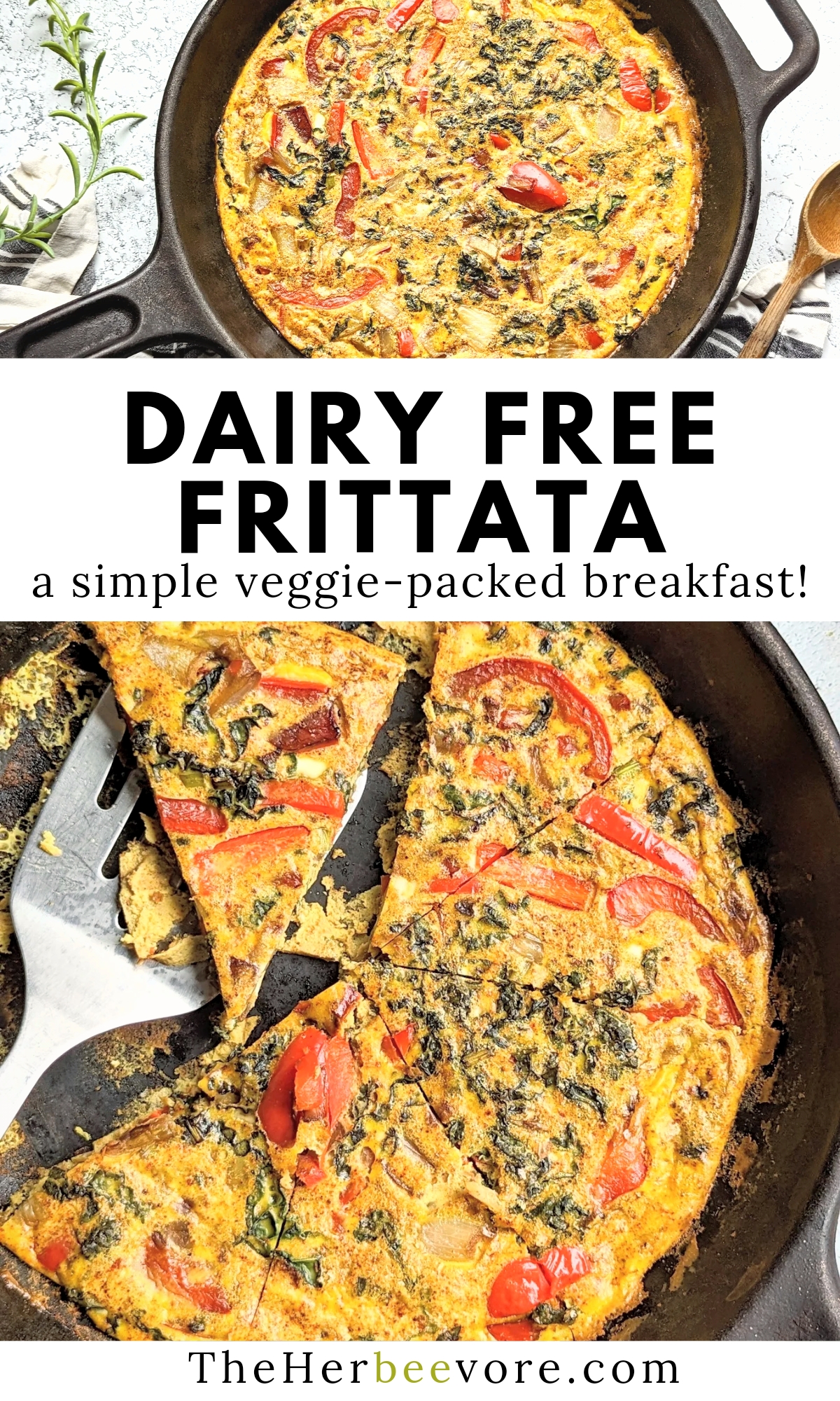 dairy free frittata recipe a simple and veggie packed breakfast idea with eggs no milk or butter
