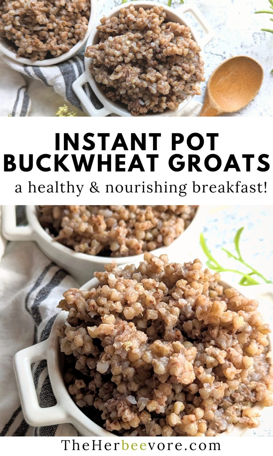 Instant Pot Buckwheat Groats Recipe The Herbeevore