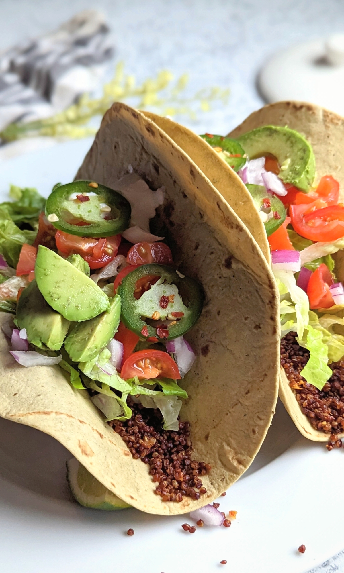 vegan tacos with quinoa taco meat recipe vegetarian tacos